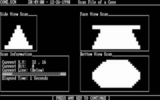 [RACS 2.x prototype scanner image
viewer showing cone]